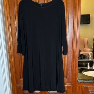 Chic Black Long Sleeve Dress